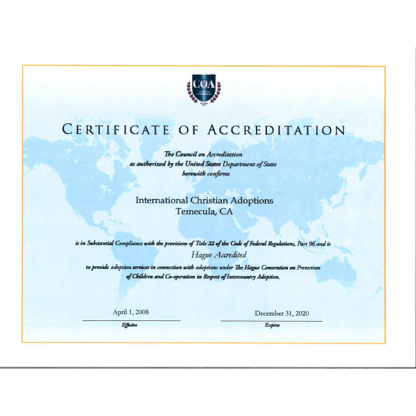 Hague Accreditation
